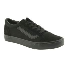 Atletico 18081 lace-up sneakers, black 1