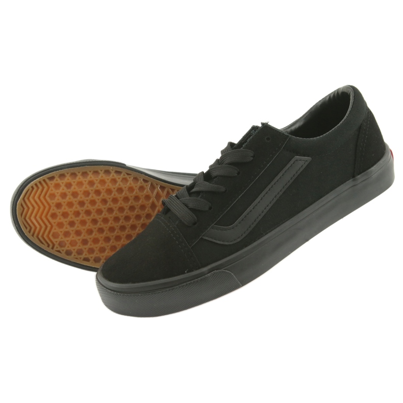 Atletico 18081 lace-up sneakers, black 5