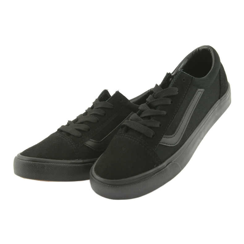 Atletico 18081 lace-up sneakers, black 3