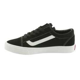 Atletico tied sneakers 18081 black/white 2 Atletico tied sneakers 18081 black/white 2