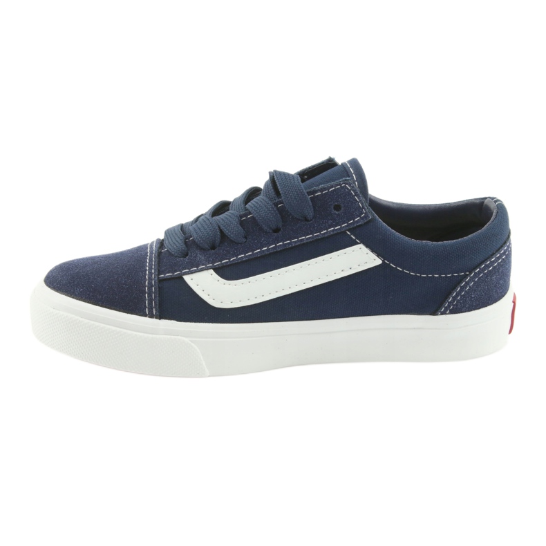 Atletico Children's sneakers tied 18081 navy blue 2
