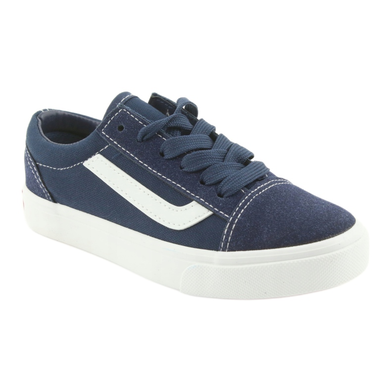 Atletico Children's sneakers tied 18081 navy blue 1 Atletico Children's sneakers tied 18081 navy blue 1