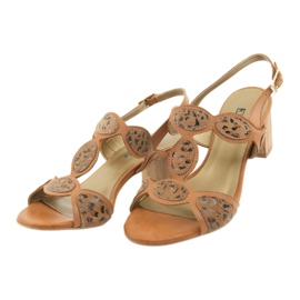 Women's sandals toffee / panther Anabelle 1352 beige 3