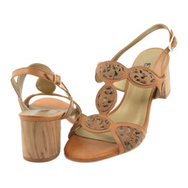 Women's sandals toffee / panther Anabelle 1352 beige 4
