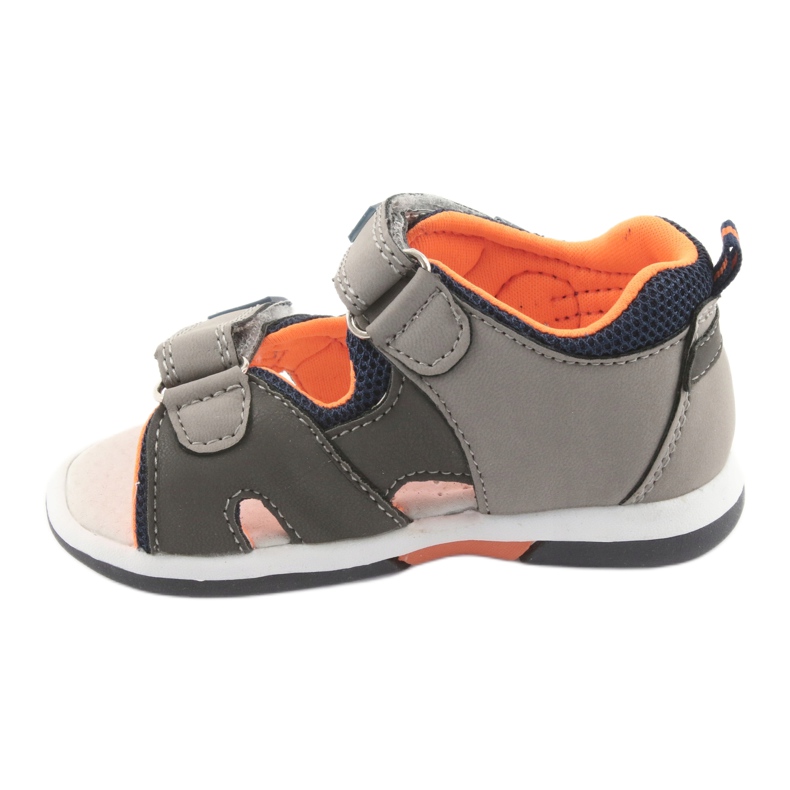 American Club DR13 boys' sandals gray orange grey navy blue 2 American Club DR13 boys' sandals gray orange grey navy blue 2