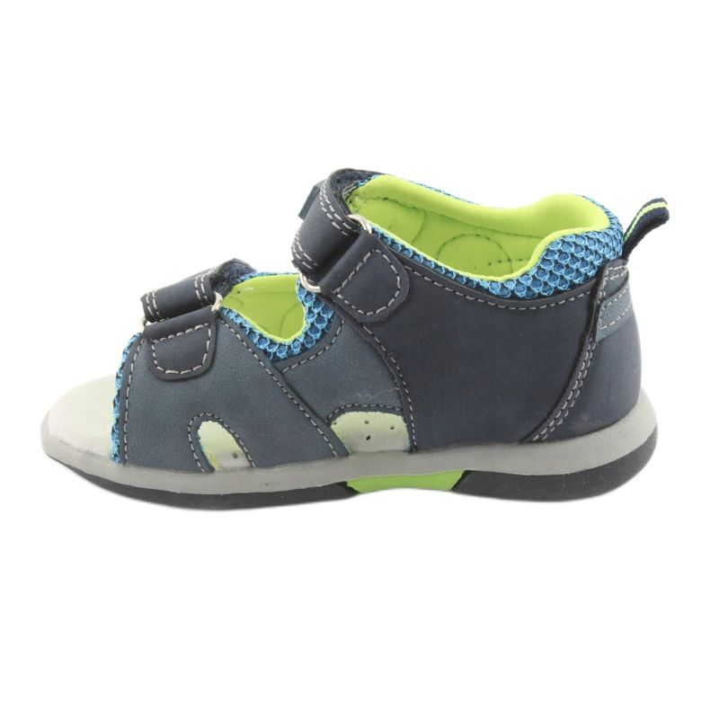 American Club DR13 boys' sandals navy blue green 2 American Club DR13 boys' sandals navy blue green 2