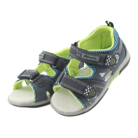American Club DR13 boys' sandals navy blue green 3 American Club DR13 boys' sandals navy blue green 3