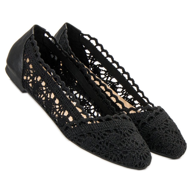 Coura Black Lace Ballerinas 2 Coura Black Lace Ballerinas 2