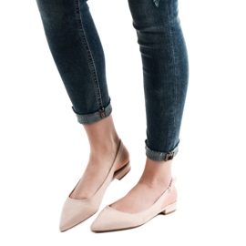 SHELOVET Fashionable suede ballerinas brown 2 SHELOVET Fashionable suede ballerinas brown 2