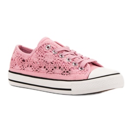 Renda Lace Sneakers pink 1