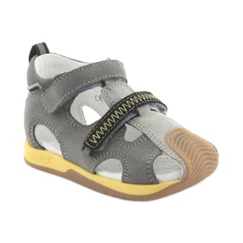 Sandals boys' turnips Bartek 81772 gray grey yellow 1