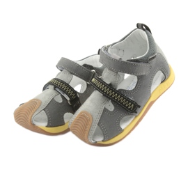 Sandals boys' turnips Bartek 81772 gray grey yellow 3