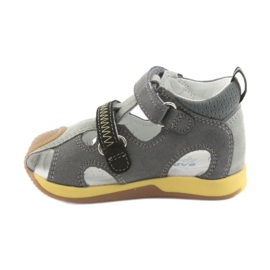 Sandals boys' turnips Bartek 81772 gray grey yellow 2