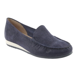 Caprice 24211 loafers blue 1