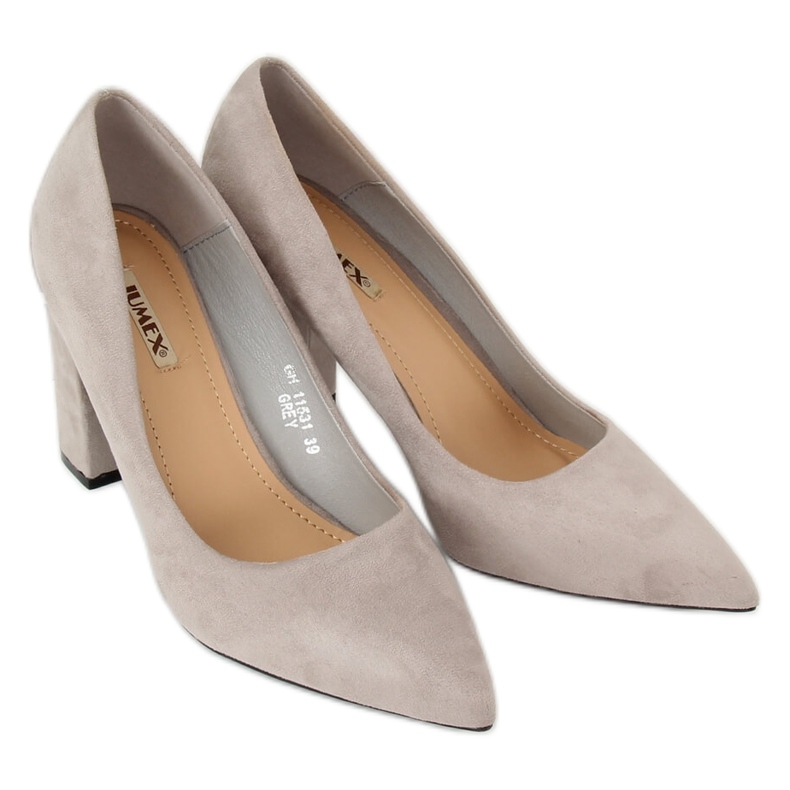 Pumps on the gray post GH11531 Gray grey 1