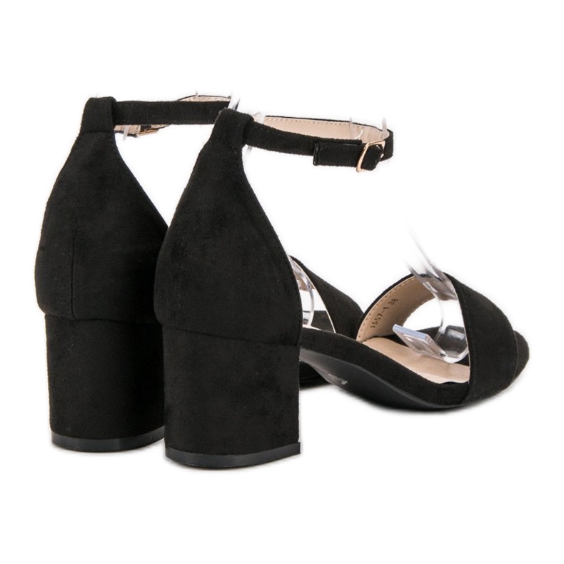 VICES suede sandals black 1