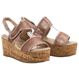 Kylie Velcro Sandals pink 1 Kylie Velcro Sandals pink 1