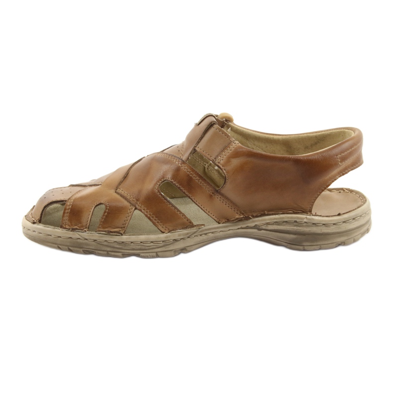 Naszbut 052 beige men's sandals with velcro 2 Naszbut 052 beige men's sandals with velcro 2
