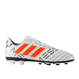 Adidas Nemeziz Messi 17.4 FxG Jr S77200 football boots white 1