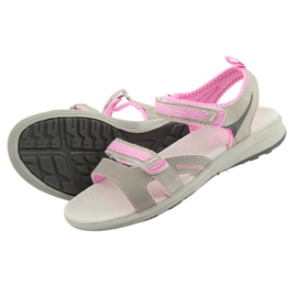 American Club HL12 girls' sandals gray grey pink 5