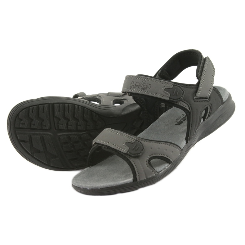 American Club American HL09 black / gray sports sandals grey 4 American Club American HL09 black / gray sports sandals grey 4