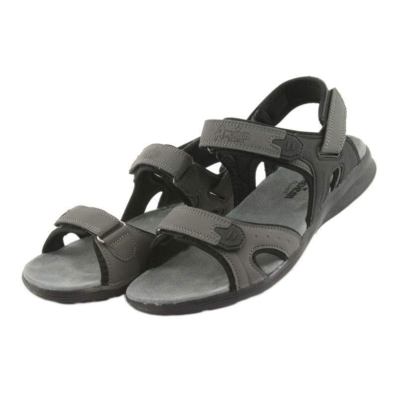 American Club American HL09 black / gray sports sandals grey 3 American Club American HL09 black / gray sports sandals grey 3
