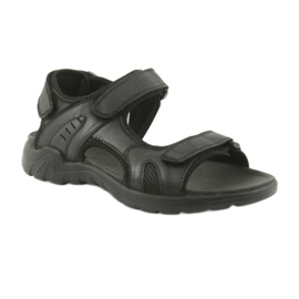 American Club American black leather sports sandals CY11 1 American Club American black leather sports sandals CY11 1