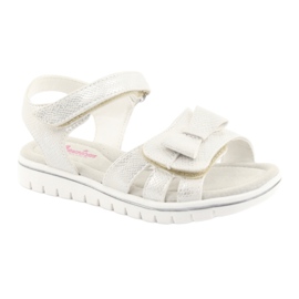 American Club American Girls' Sandals White Pearl GC25 1 American Club American Girls' Sandals White Pearl GC25 1