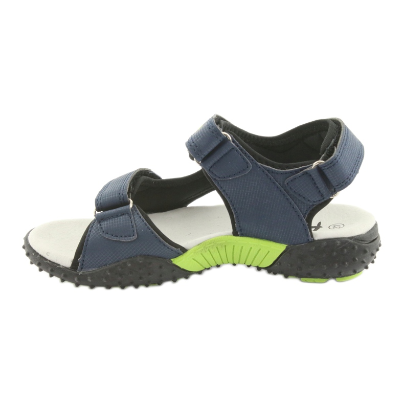 American Club HL16 navy blue sandals for boys black green 2 American Club HL16 navy blue sandals for boys black green 2