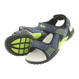 American Club HL16 navy blue sandals for boys black green 4 American Club HL16 navy blue sandals for boys black green 4