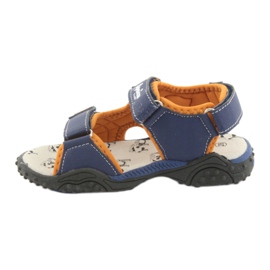 Monster Truck American Club HL18 navy sandals navy blue orange 2
