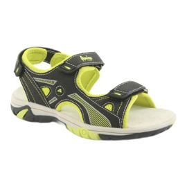 American Club RL22 black sandals for boys green 1 American Club RL22 black sandals for boys green 1