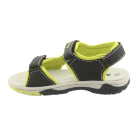 American Club RL22 black sandals for boys green 2 American Club RL22 black sandals for boys green 2