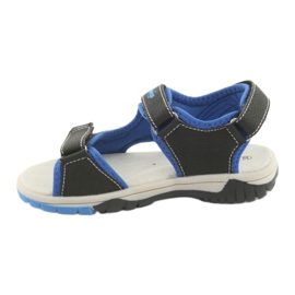 American Club RL22 navy / royal sandals for boys blue grey navy blue 2