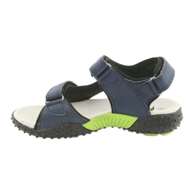 American Club HL15 boys' sandals navy blue green 2 American Club HL15 boys' sandals navy blue green 2