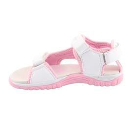 American Club girls' sports sandals white grey pink 2 American Club girls' sports sandals white grey pink 2