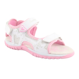 American Club girls' sports sandals white grey pink 1 American Club girls' sports sandals white grey pink 1