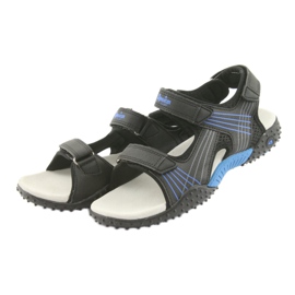 American Club HL15 boys' sandals black blue 3 American Club HL15 boys' sandals black blue 3