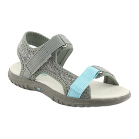 American Club American sandals with RL10 leather insert gray/blue grey 1