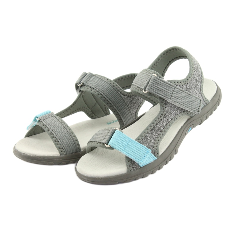 American Club American sandals with RL10 leather insert gray/blue grey 3
