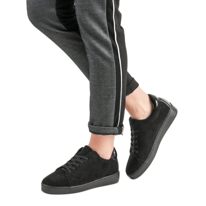 Lucky Shoes Suede Sports Shoes black 1