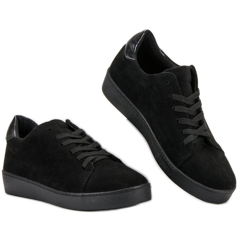 Lucky Shoes Suede Sports Shoes black 2