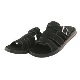 American Club American Men's flip flops lightweight podka06 black 3