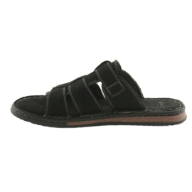 American Club American Men's flip flops lightweight podka06 black 2