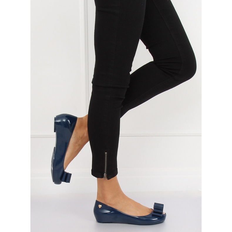 Meliski navy blue ballerinas CK87-P Blue 1