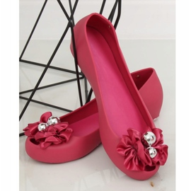 Meliski ballerinas with a fuchsia bow CK-86P Fuchsia pink 1