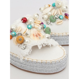 White JH80 White jeans espadrilles multicolored 1