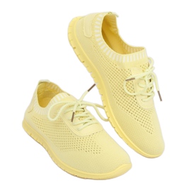 Yellow sports shoes B111-12 Yellow 1