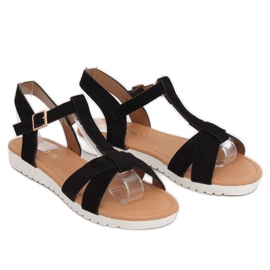 Black women's sandals X567 Black 1