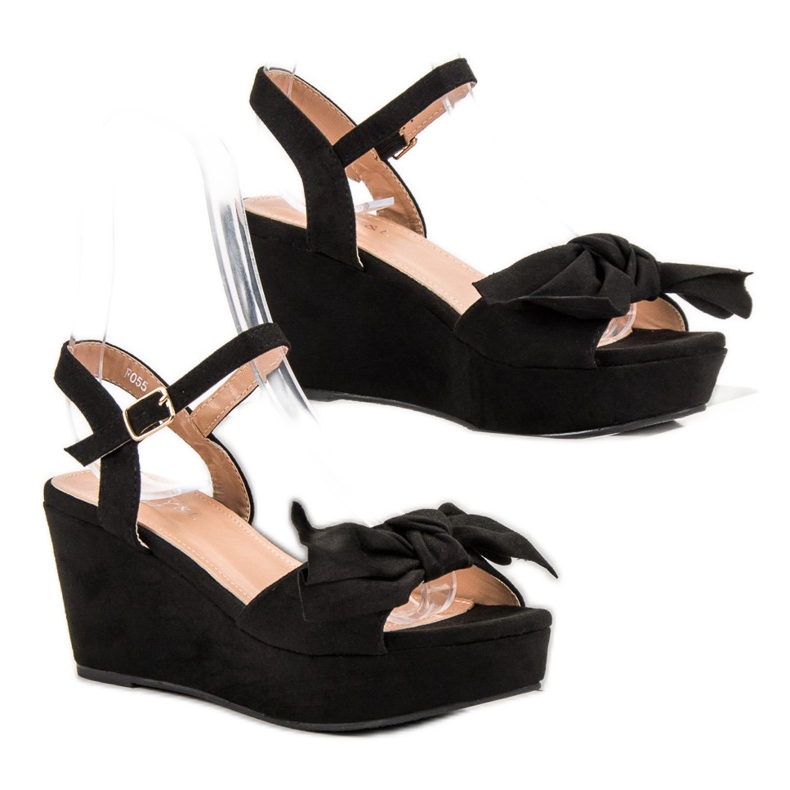 SHELOVET Sandals On The Platform black 2